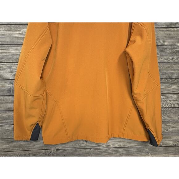 North Face Jacket Mens XL Orange Bionic Fleece Lined Softshell Summit Series - Picture 13 of 14